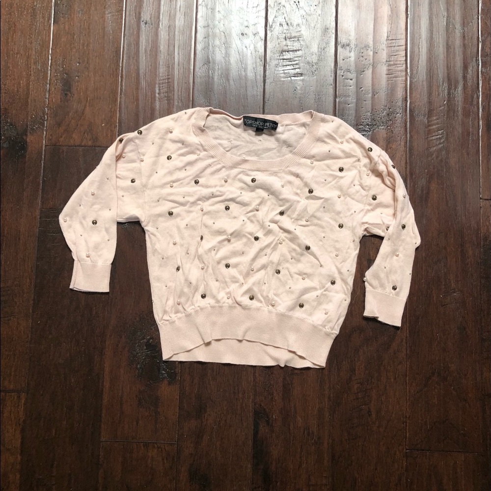 Topshop Embellished Sweater